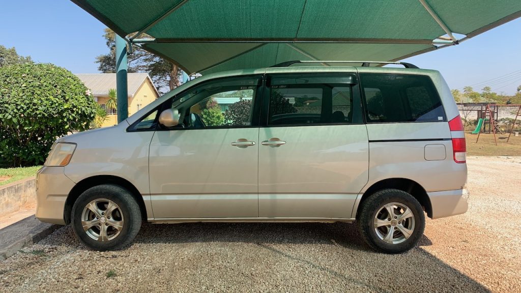 Toyota Noah on loan from Flying Mission