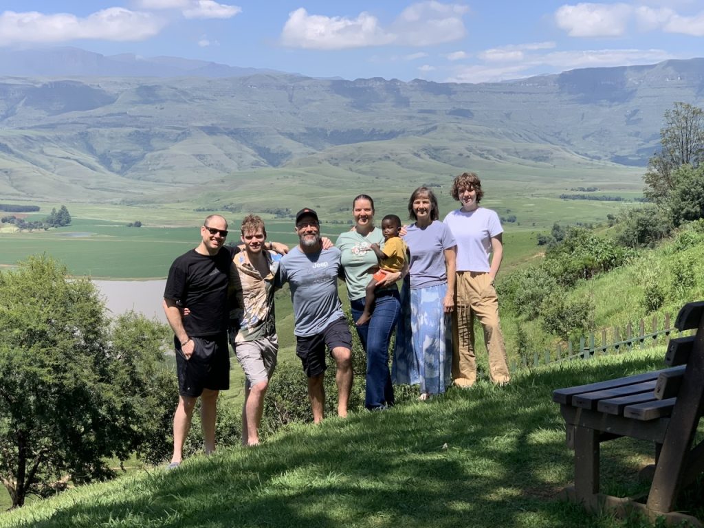 Family in Drakensberg